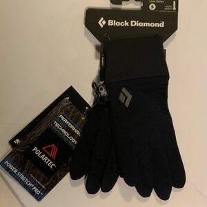 Black Polartec Gloves size small